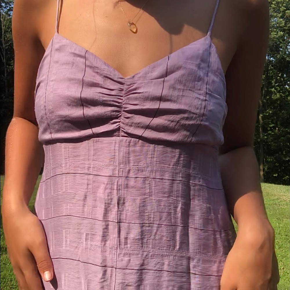 Lilac Madewell Midi Dress